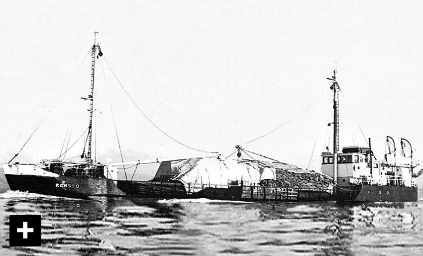 M/S Rensholm ved Nevlunghavn