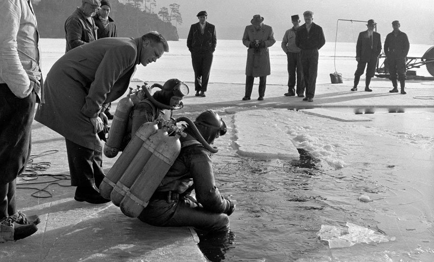 Søk under isen anno 1959