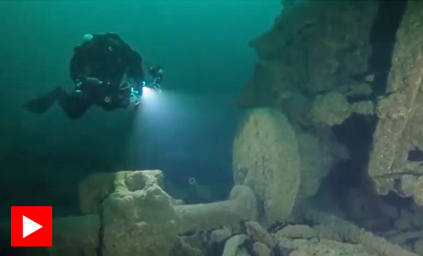 D/S Archangelsk ved Ryvingen fyr