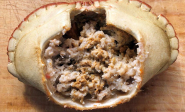 Hva er den brune guffa i krabbene?