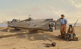 Den første ubåten som senket et skip