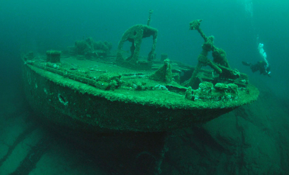 Tre vrak du kan dykke i februar