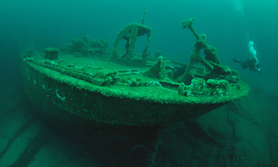 Tre vrak du kan dykke i februar