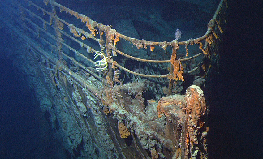 Titanic er i ferd med forsvinne