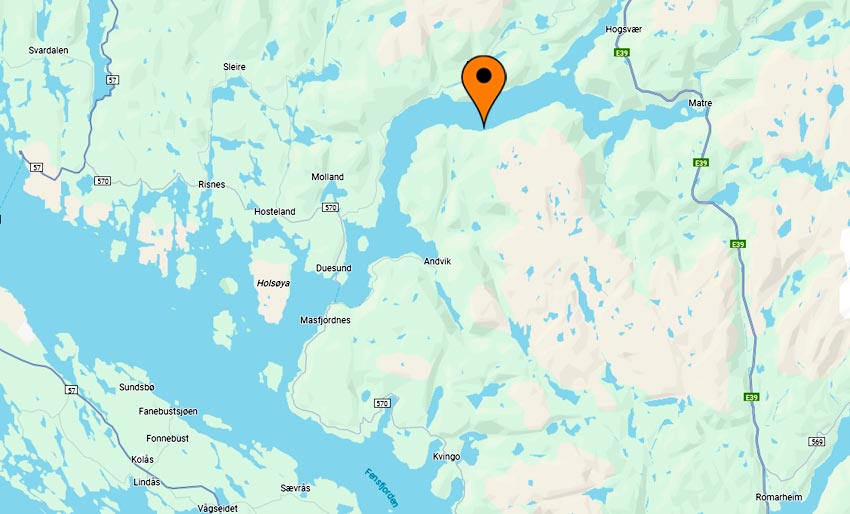 Dykkerulykke i Masfjorden