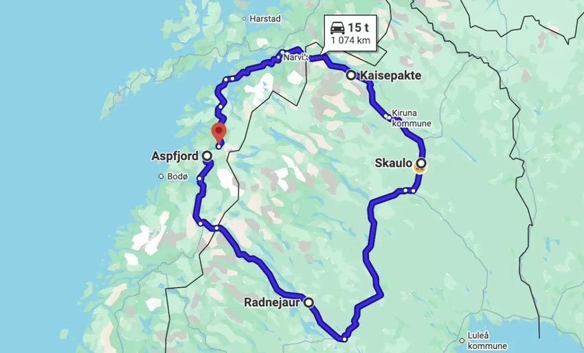 Narvik-turen kan bli betydelig lenger