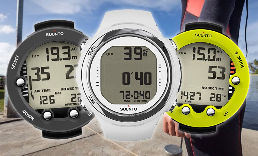 Slik stiller du Suunto til nitrox