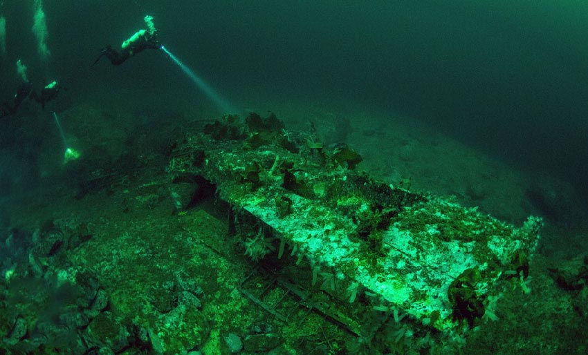 Beaufighter i Høydalsfjorden